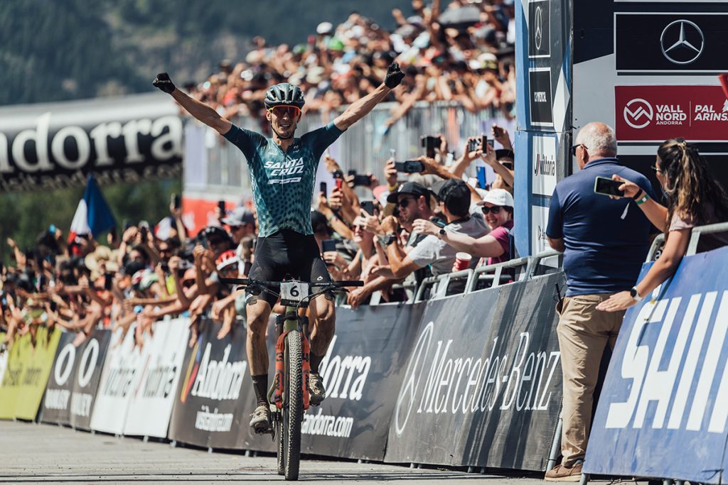 Luca Braidot vince nella tappa di Coppa del Mondo MTB di Vallnord