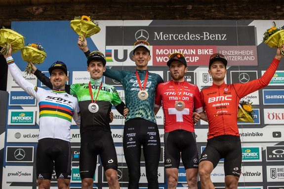 luca braidot Lenzerheide vincitore sul podio