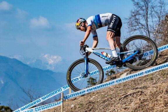 Campione Europeo XCO Lars Forster in gara a San Zeno di Montagna